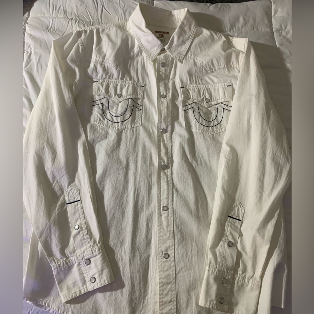 True Religion/LG/White